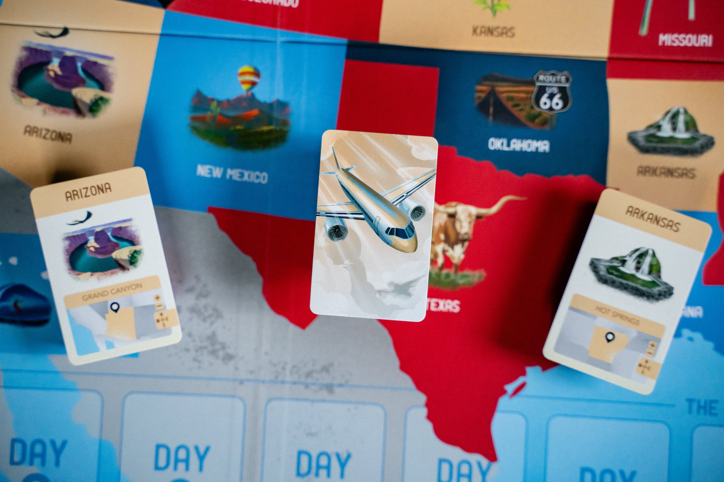 10 Days in the USA - Trò chơi Board Game Chiến Thuật - The Op Games