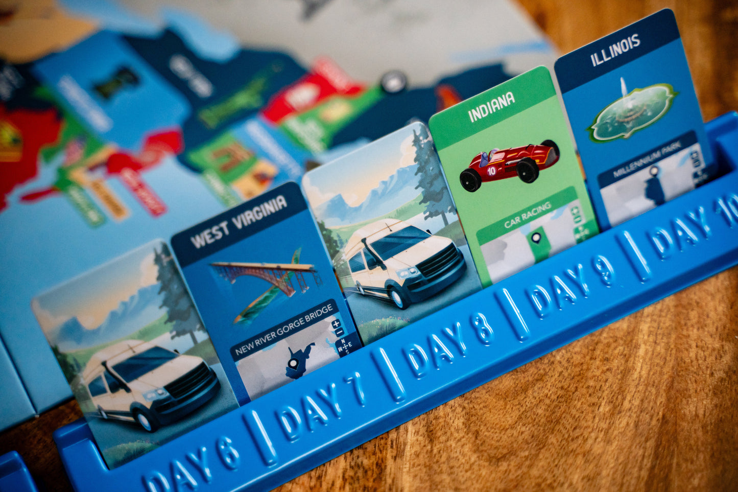 10 Days in the USA - Trò chơi Board Game Chiến Thuật - The Op Games