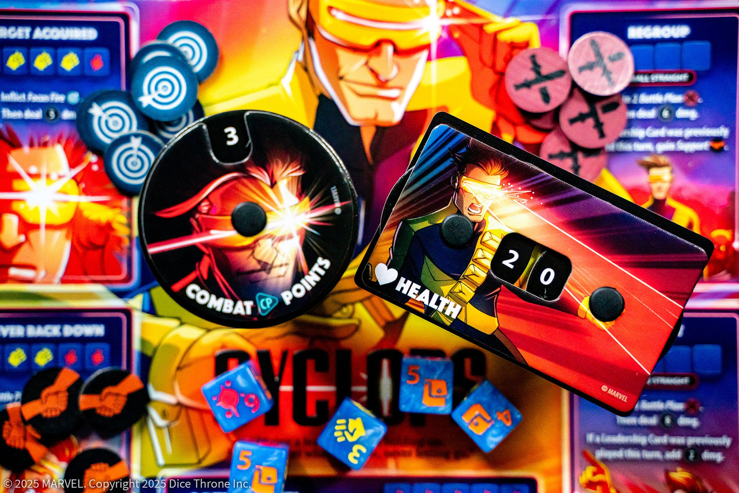 Marvel X-Men Dice Throne Box 2 (Cyclops, Gambit, Rogue, Jean Grey) - Board Game Chiến Thuật Đối Kháng - The Op Games