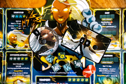 Marvel X-Men Dice Throne Box 1 (Iceman, Psylocke, Storm, Wolverine) - Board Game Chiến Thuật - The Op Games