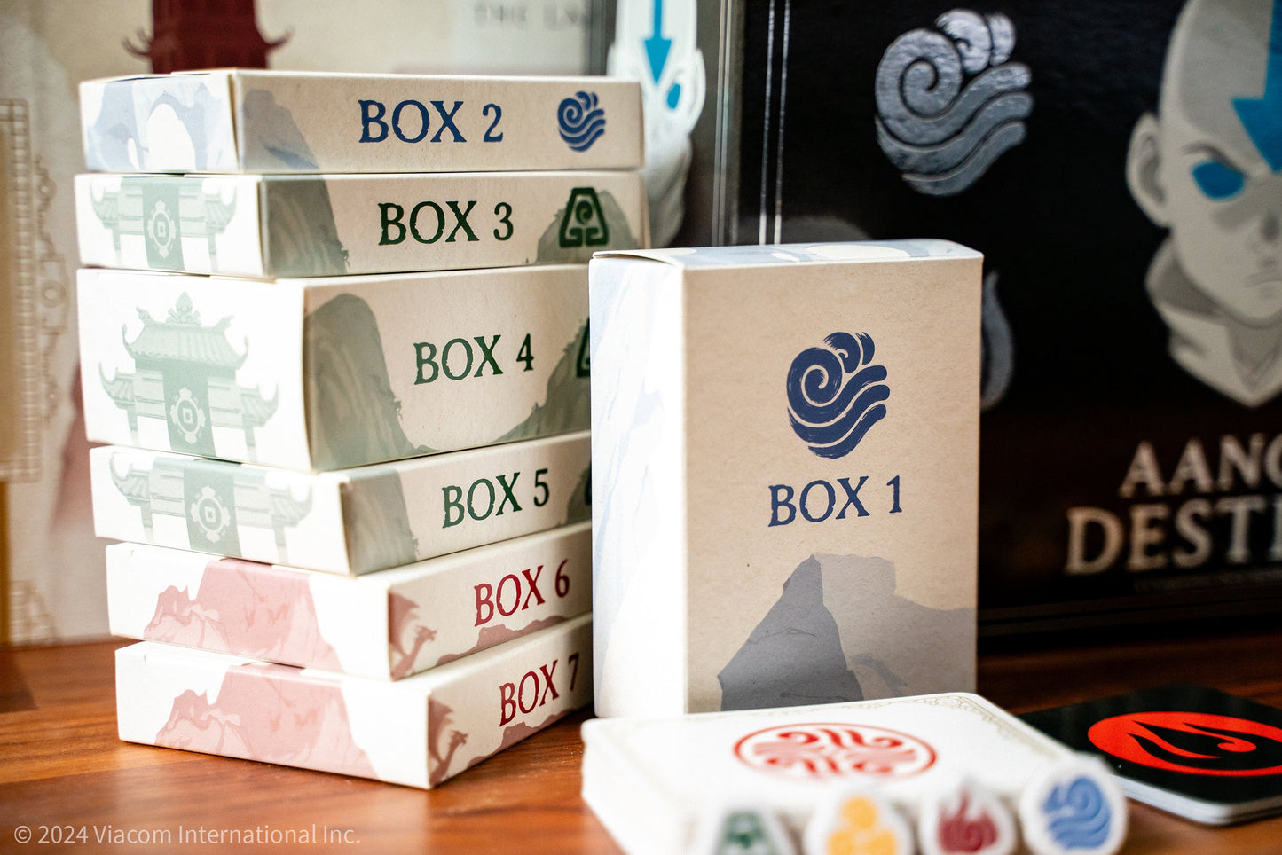 Avatar The Last Airbender: Aang's Destiny - Board Game Xây Dựng Bộ Bài Hợp Tác - The Op Games