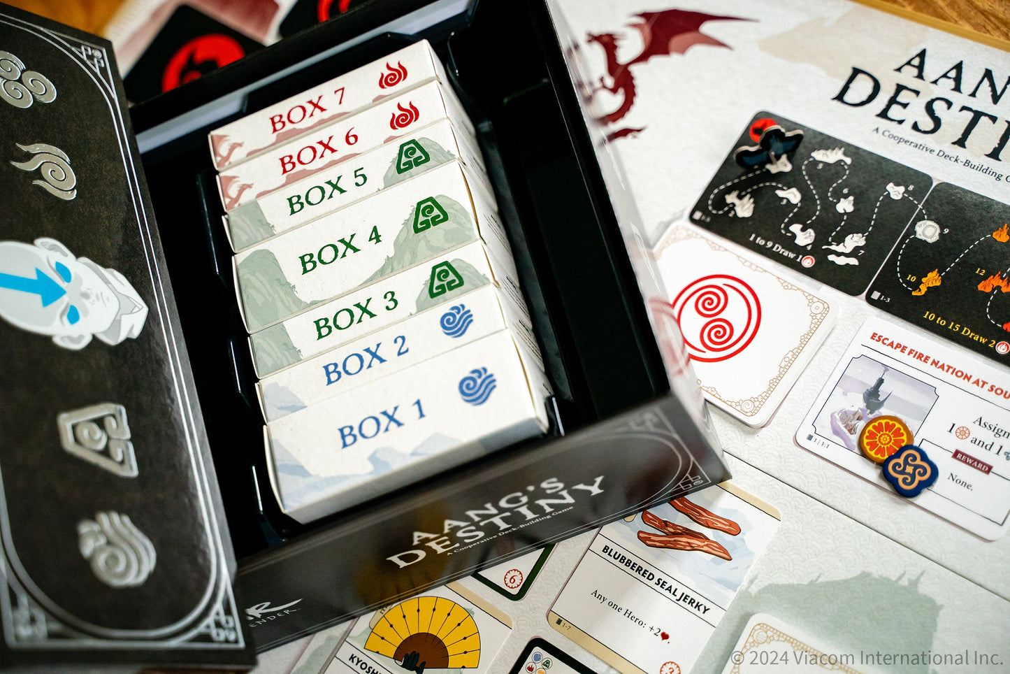 Avatar The Last Airbender: Aang's Destiny - Board Game Xây Dựng Bộ Bài Hợp Tác - The Op Games