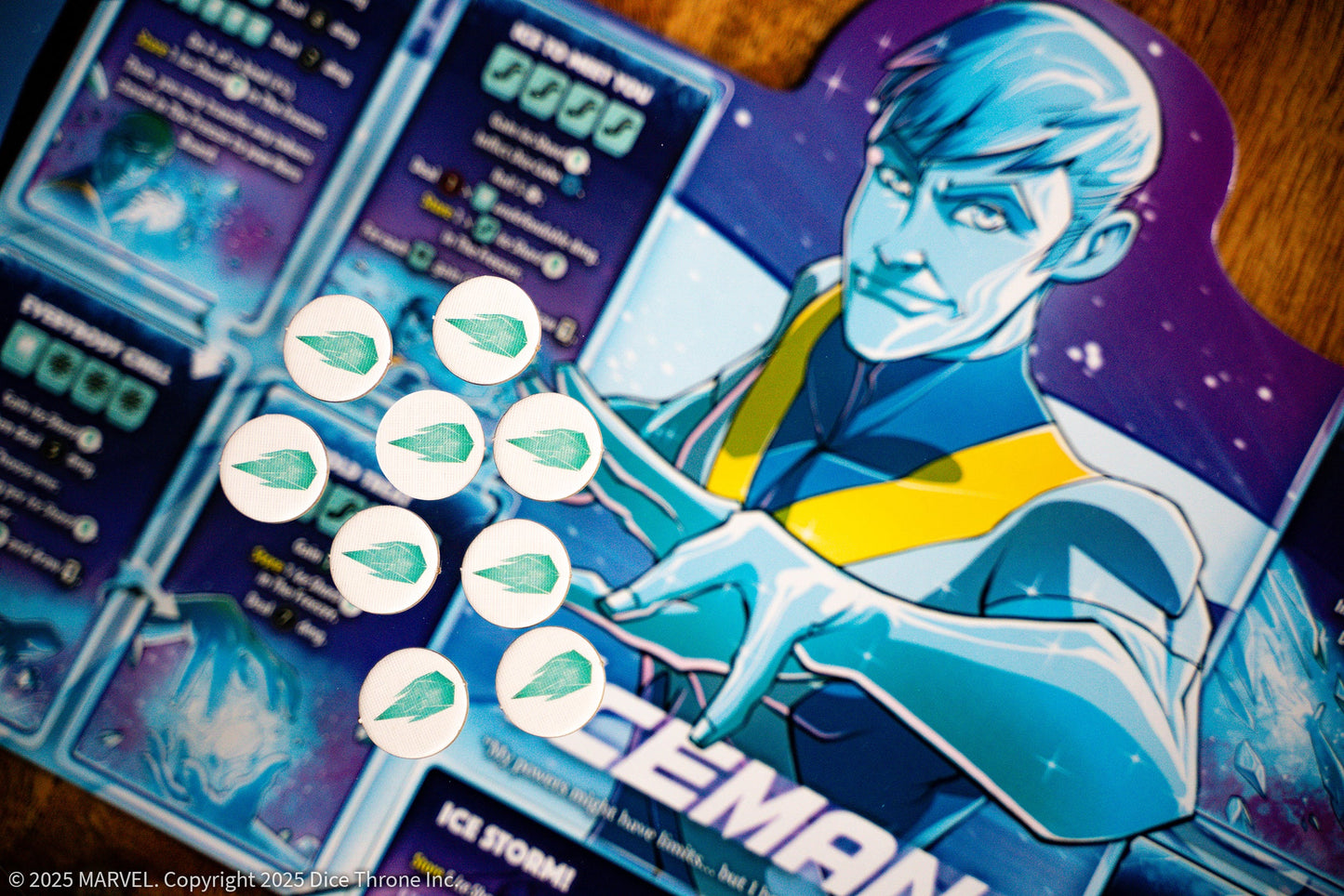 Marvel X-Men Dice Throne Box 1 (Iceman, Psylocke, Storm, Wolverine) - Board Game Chiến Thuật - The Op Games