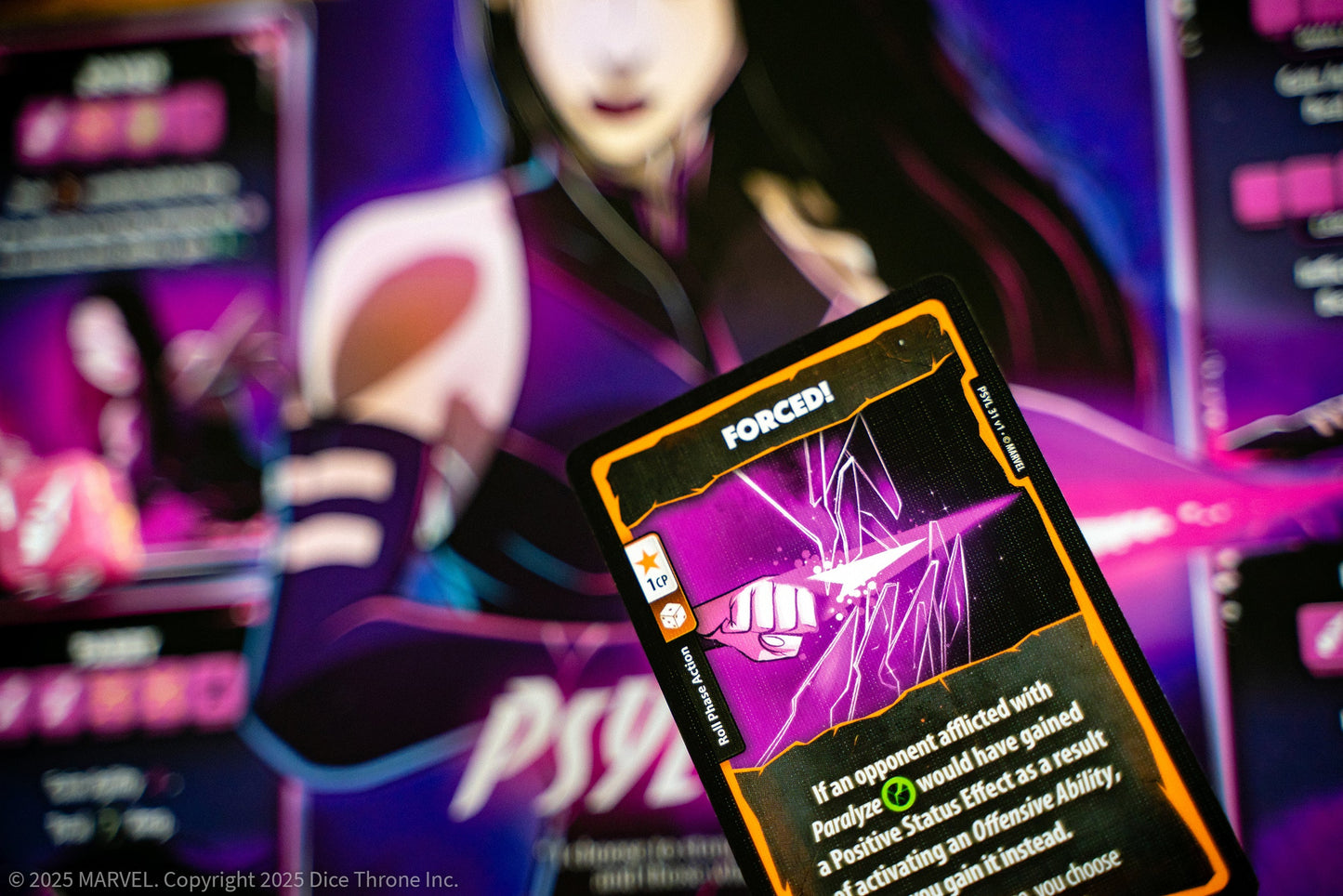 Marvel X-Men Dice Throne Box 1 (Iceman, Psylocke, Storm, Wolverine) - Board Game Chiến Thuật - The Op Games