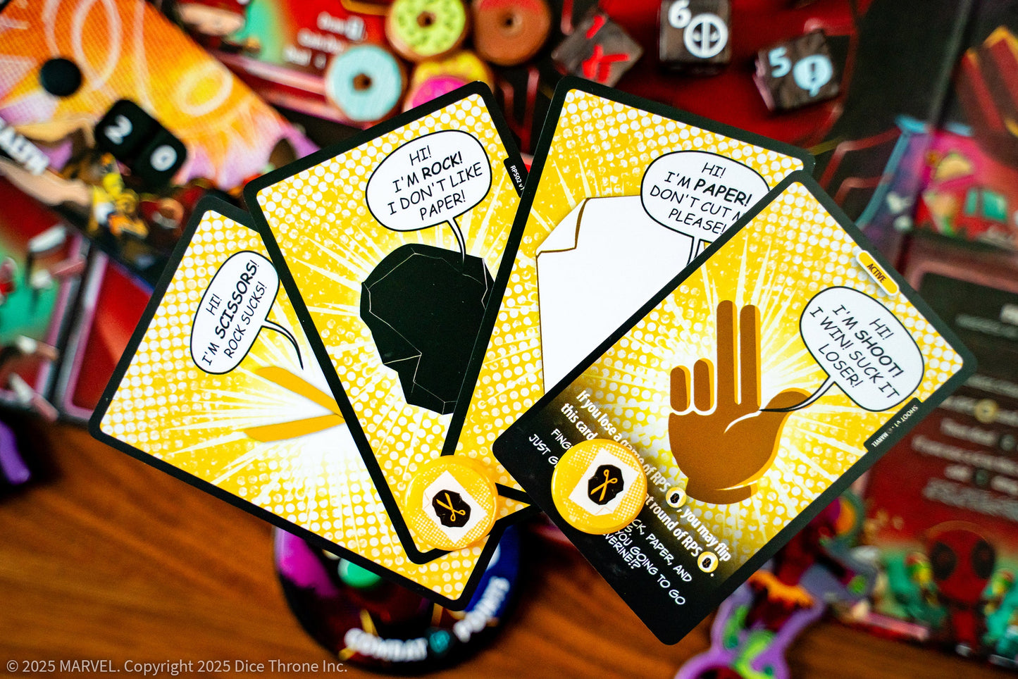 Marvel Dice Throne: Deadpool "Deluxe" Expansion - Bản mở rộng trò chơi xúc xắc Marvel - The Op Games