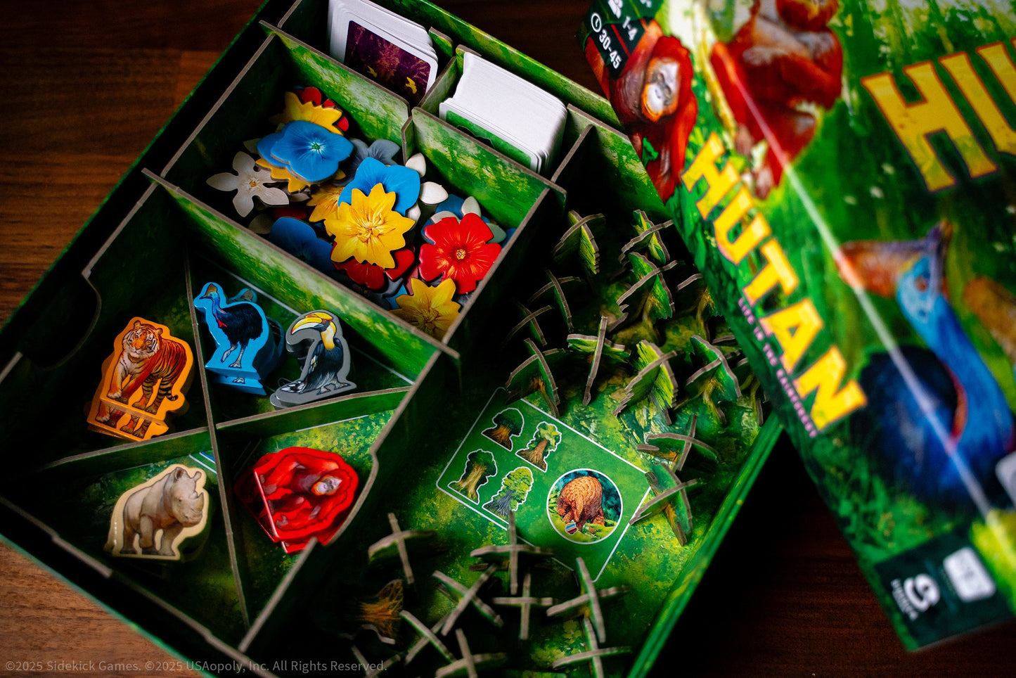 HUTAN - Board game chiến thuật xây dựng rừng nhiệt đới - The Op Games