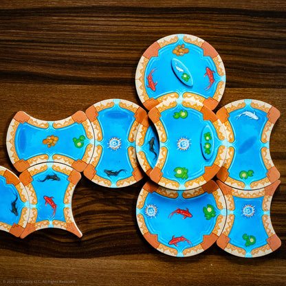 Fountains - Board Game Chiến thuật Đặt gạch Xây dựng - The Op Games