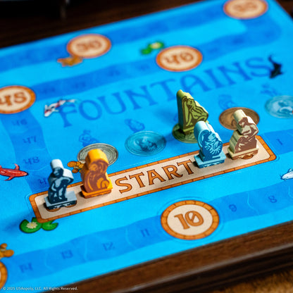 Fountains - Board Game Chiến thuật Đặt gạch Xây dựng - The Op Games