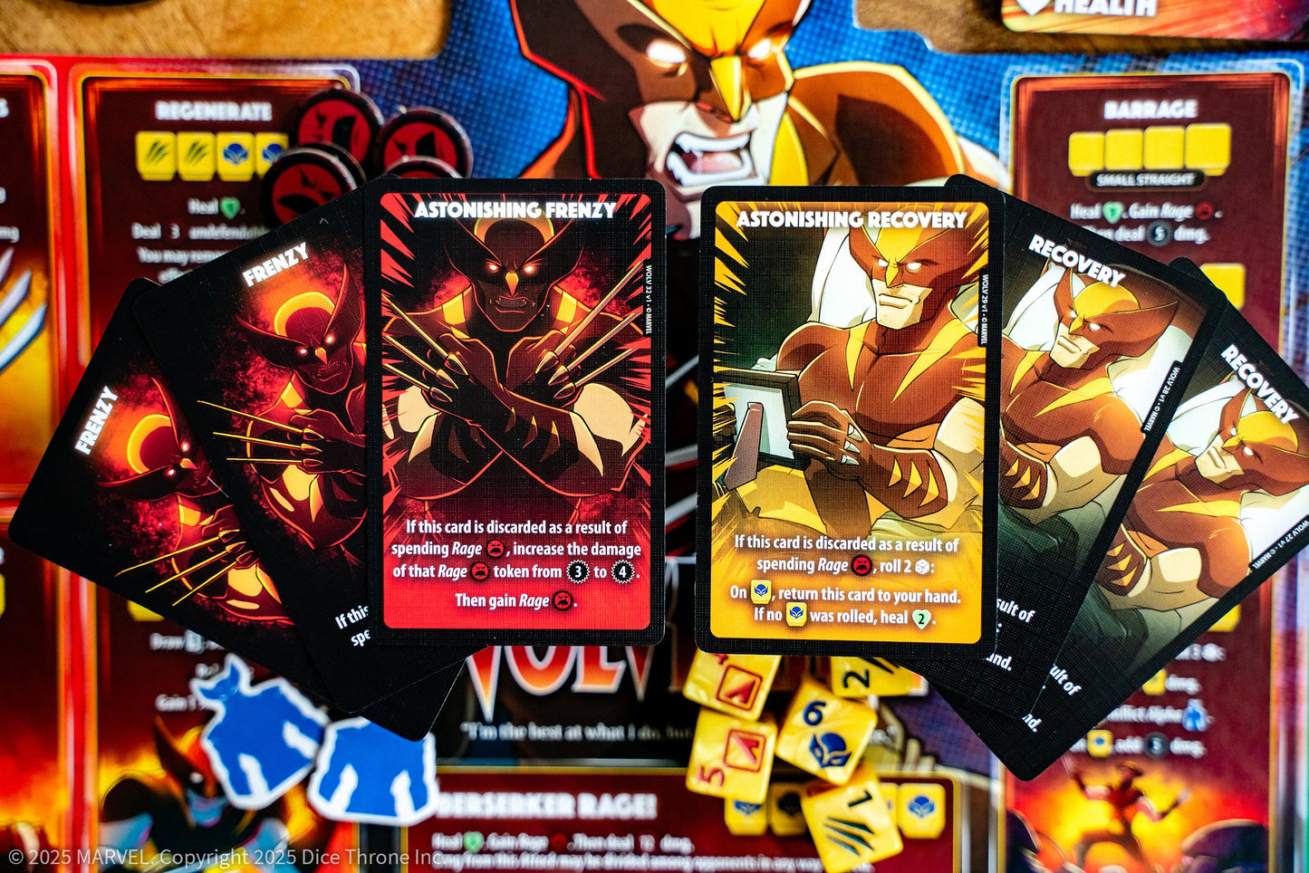 Marvel X-Men Dice Throne Box 1 (Iceman, Psylocke, Storm, Wolverine) - Board Game Chiến Thuật - The Op Games