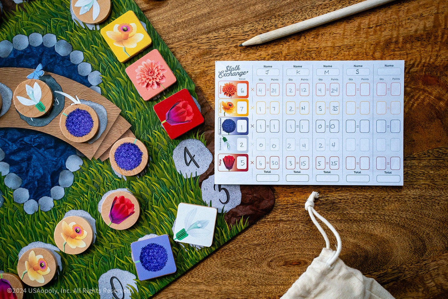 Stalk Exchange - Board Game Chiến Thuật Đầu Tư Thị Trường Hoa - The Op Games