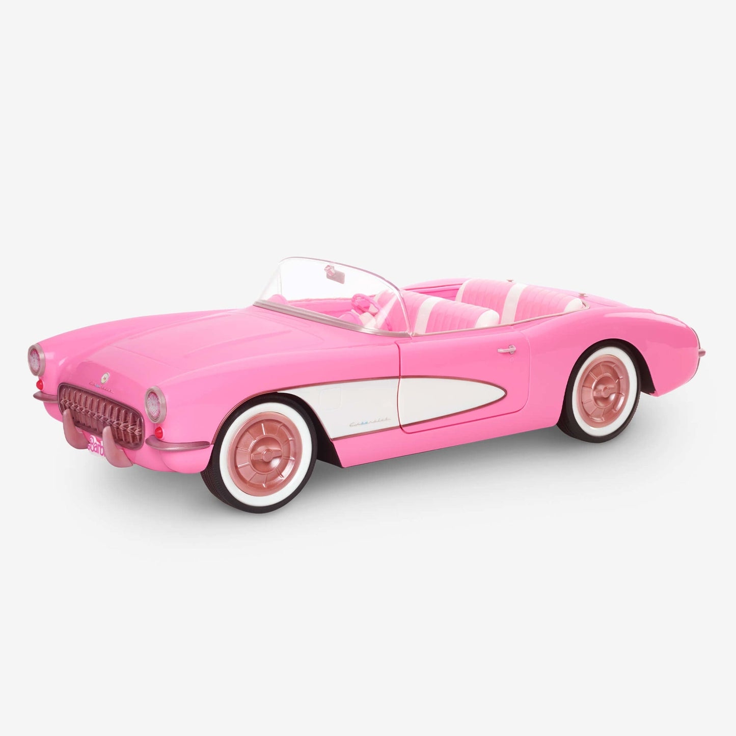 Barbie The Movie Pink Corvette Convertible - Xe Mui Trần Sưu Tầm Mattel - Hình ảnh sản phẩm