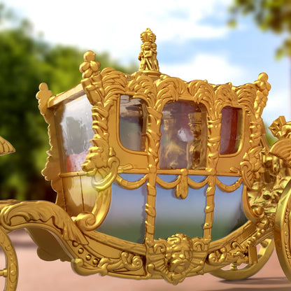 Matchbox Collectors Coronation Gold State Coach Mô Hình Xe Kéo Hoàng Gia Anh Phiên Bản Đặc Biệt Matchbox HWJ96 - Hình ảnh bổ sung 6