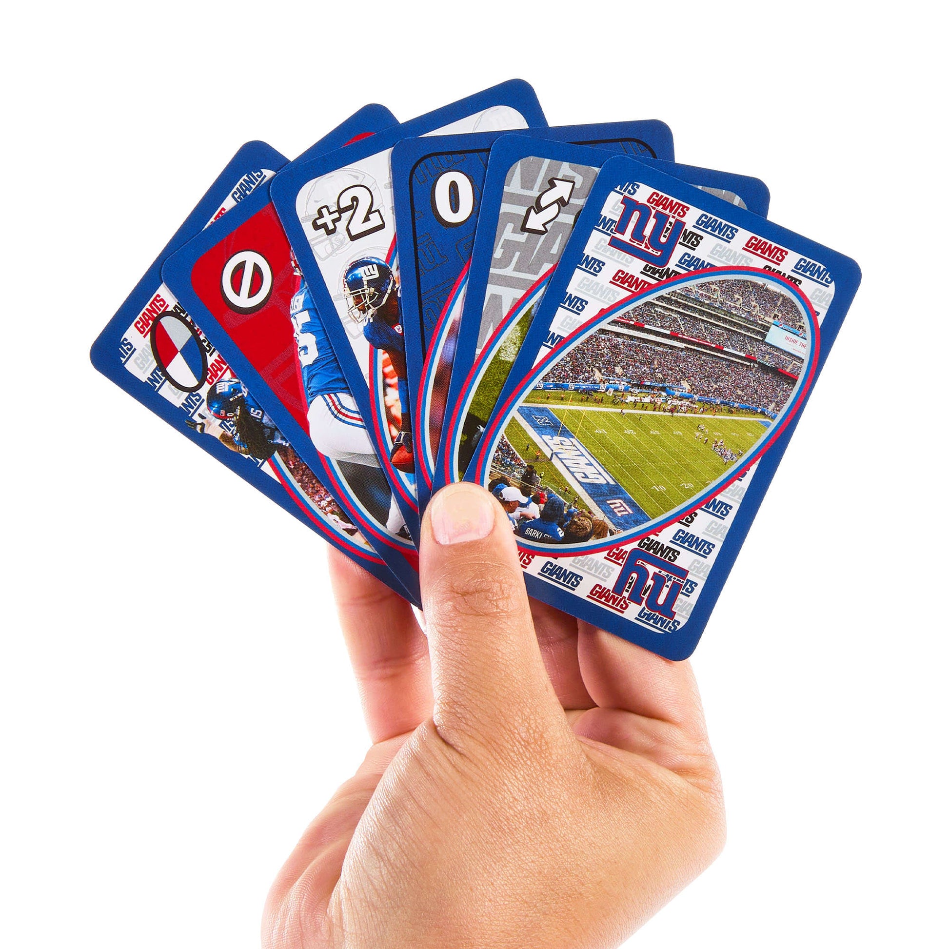 UNO Fandom NFL New York Giants Game Deck - Bộ Bài UNO Thể Thao Sưu Tầm Mattel - Hình ảnh chi tiết 2