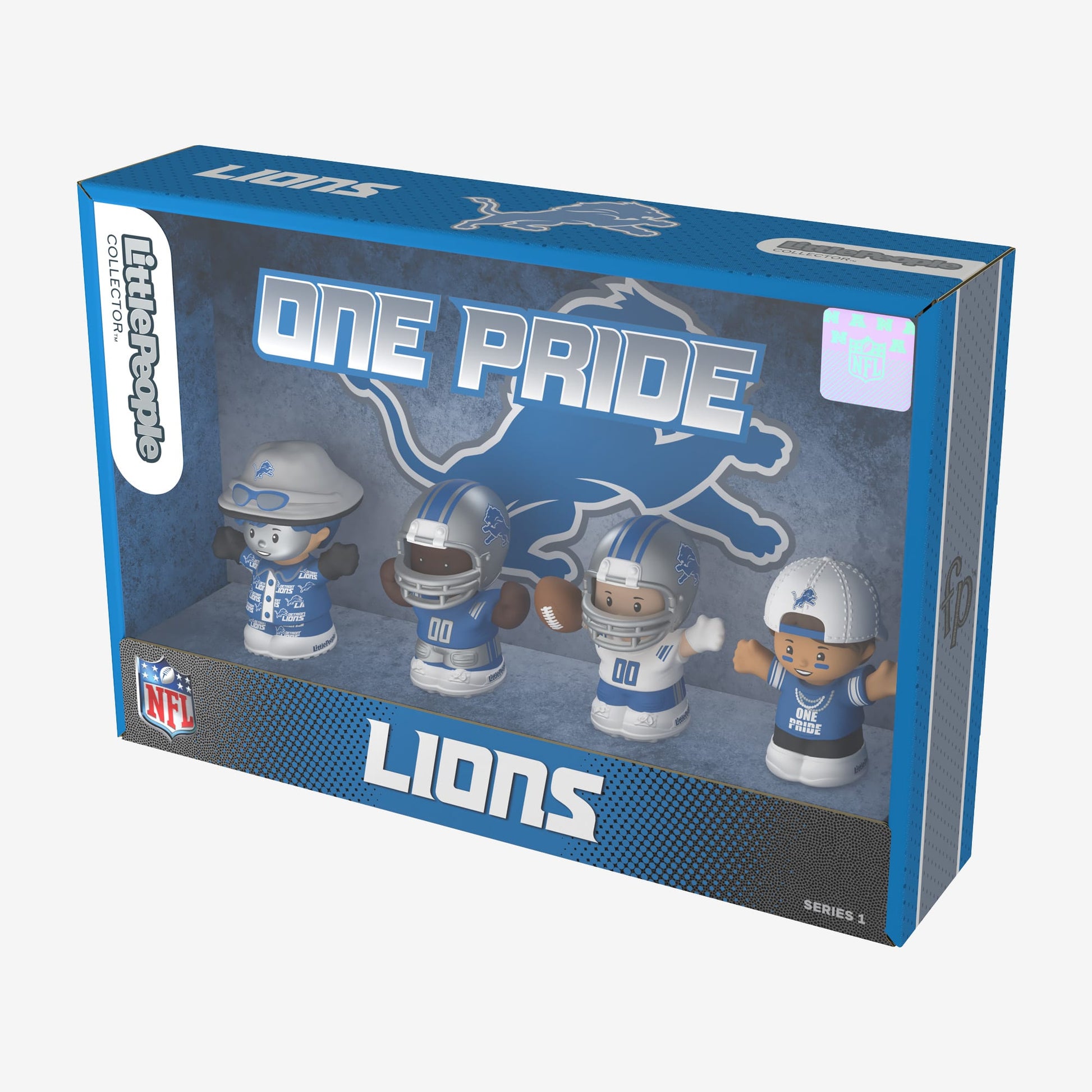 Little People Collector x NFL Detroit Lions Set - Bộ Mô Hình Đồ Chơi NFL Mattel Mattel - ảnh 5 - Figure Set