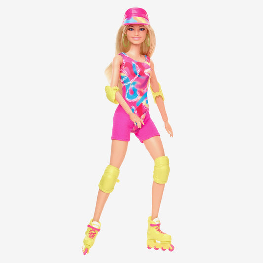 Barbie in Inline Skating Outfit – Barbie The Movie - Búp bê Sưu tầm Patin Neon - Mattel - Hình ảnh chi tiết 2