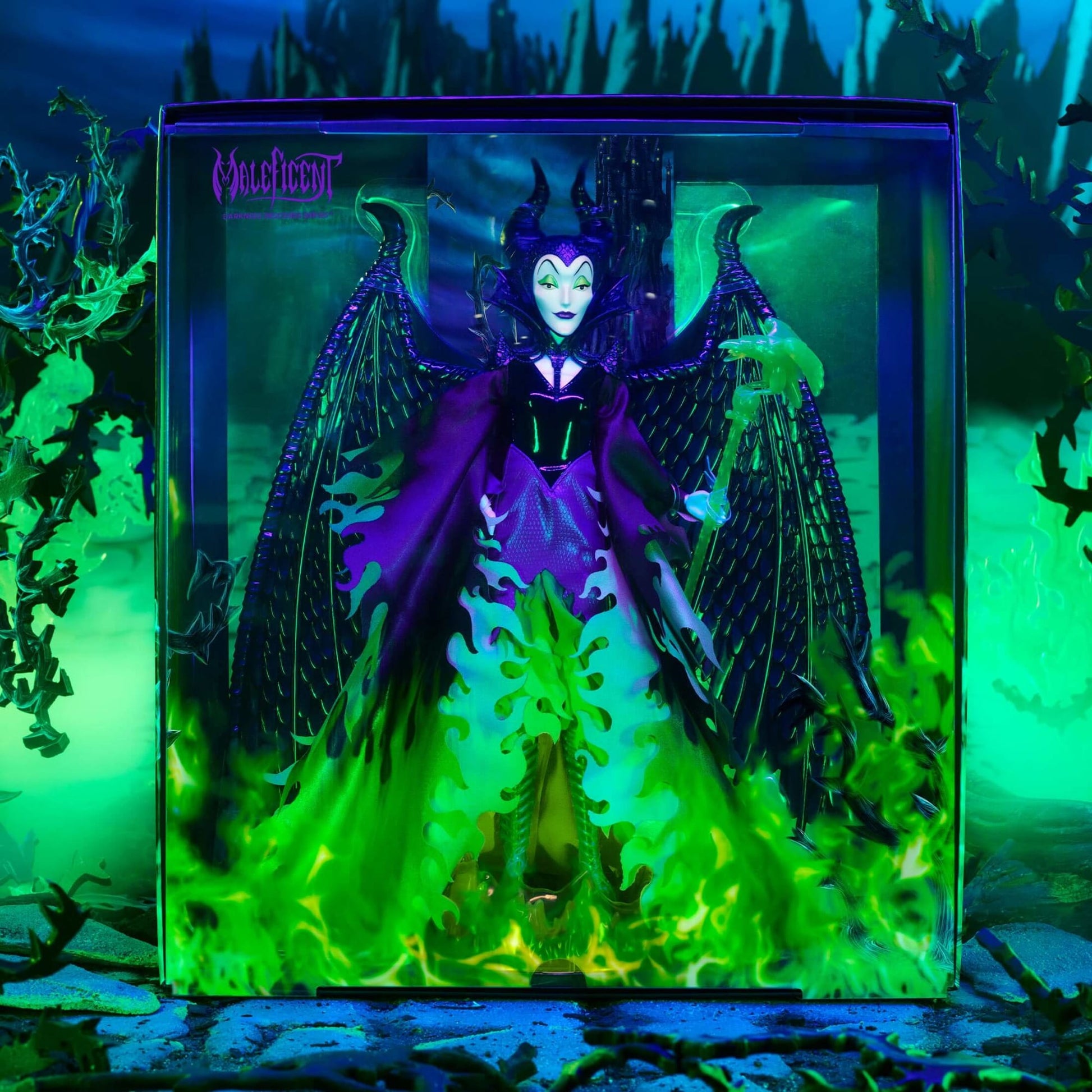 Darkness Descends Series Maleficent Doll - Búp Bê Disney Sưu Tầm Cao Cấp - Mattel Creations Mattel - ảnh 7 - Collectible Doll
