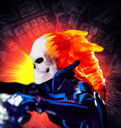 Hot Wheels MARVEL Ghost Rider Motorcycle & Figure Collectible - Mô hình Xe Mô tô và Nhân vật Sưu tầm - Mattel Mattel - ảnh 1 