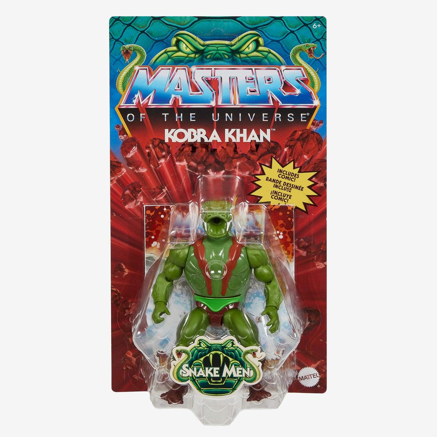 Masters of the Universe Origins Kobra Khan Action Figure - Mô Hình Hành Động Mattel HKM65 - Hình ảnh chi tiết 2