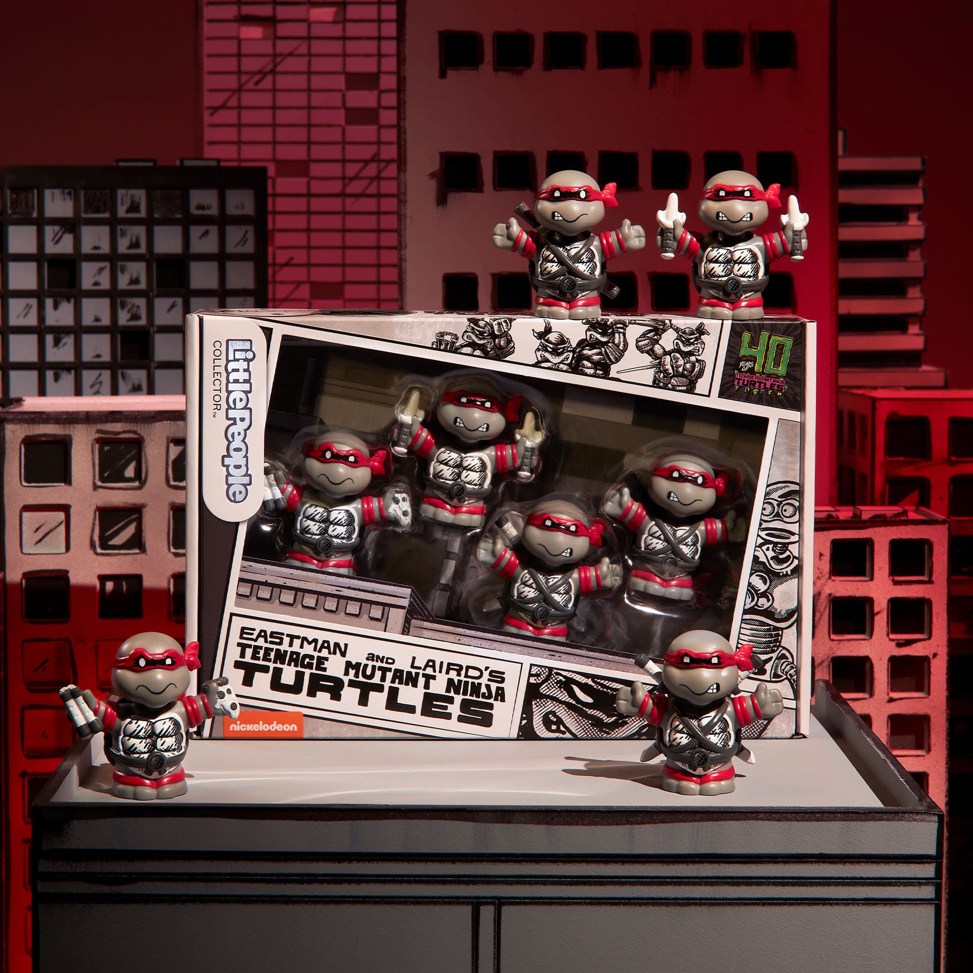 Little People Collector Teenage Mutant Ninja Turtles: Origins Special Edition Figure Set - Bộ Mô Hình Rùa Ninja Sưu Tập - Mattel Fisher-Price - Hình ảnh sản phẩm