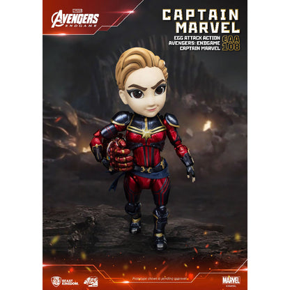 Avengers: Endgame Captain Marvel - Mô hình hành động Egg Attack Action - Beast Kingdom EAA-108