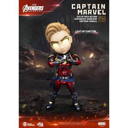 Avengers: Endgame Captain Marvel - Mô hình hành động Egg Attack Action - Beast Kingdom EAA-108
