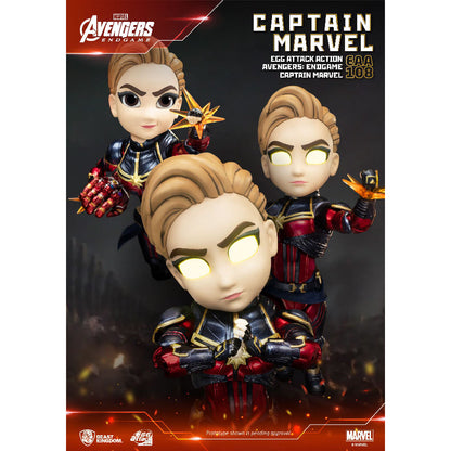 Avengers: Endgame Captain Marvel - Mô hình hành động Egg Attack Action - Beast Kingdom EAA-108