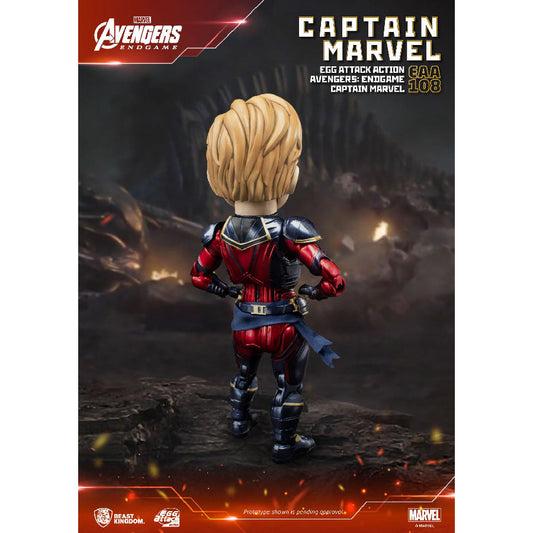 Avengers: Endgame Captain Marvel - Mô hình hành động Egg Attack Action - Beast Kingdom EAA-108