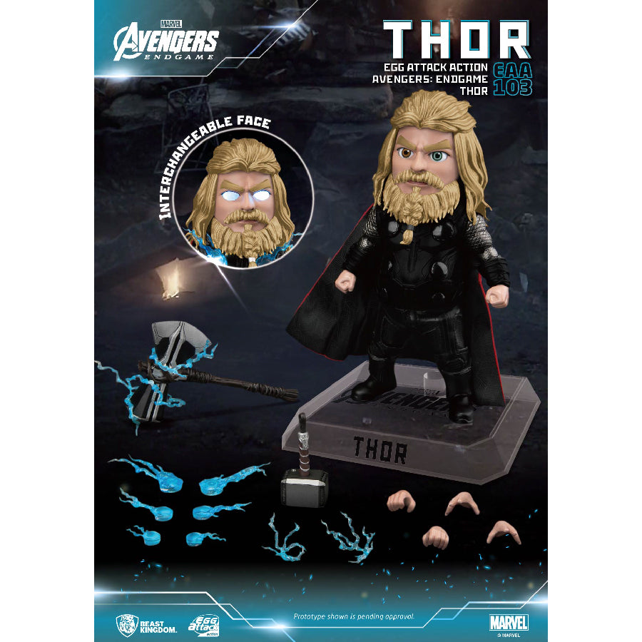 Avengers: Endgame Thor - Mô hình hành động Egg Attack Action - Beast Kingdom EAA-103