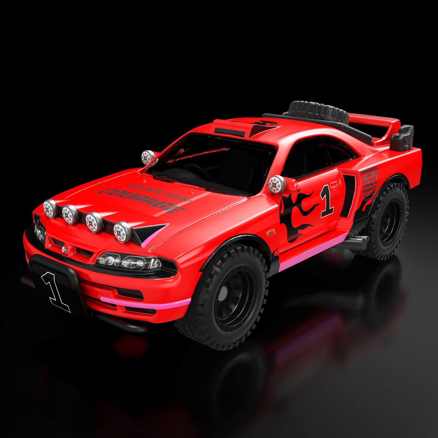 Hot Wheels: Ultimate Challenge Nissan Skyline GT-R (R33) Xe Mô Hình Tỉ Lệ 1:64 Hot Wheels Hot Wheels - ảnh 2 - Die-cast Vehic