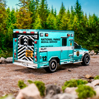 Matchbox 2019 Ram Ambulance Xe Mô Hình Cứu Thương Cao Cấp Matchbox HLJ77 - Hình ảnh bổ sung 4