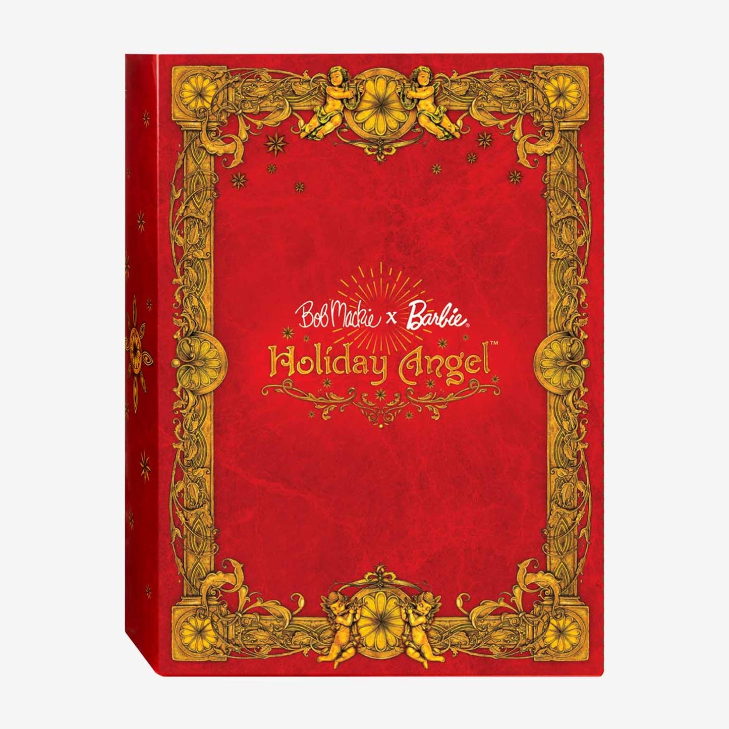 Bob Mackie Barbie Holiday Angel Doll - Búp Bê Barbie Sưu Tầm Cao Cấp Gold Label - Hình ảnh chi tiết 2