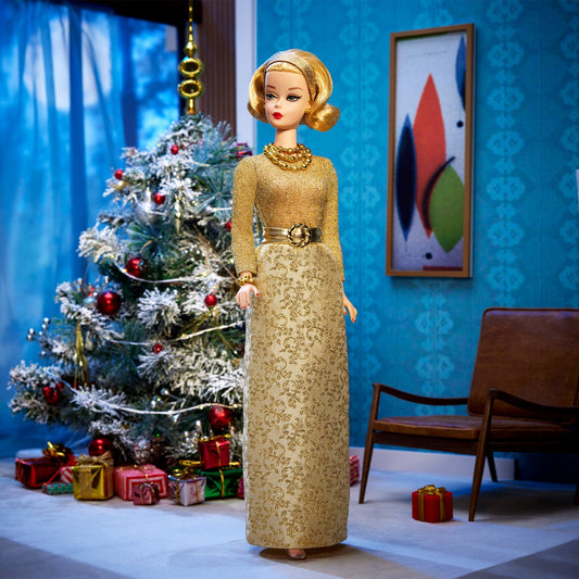 12 Days of Christmas Barbie Doll and Accessories - Búp bê Barbie Signature Gold Label 2024