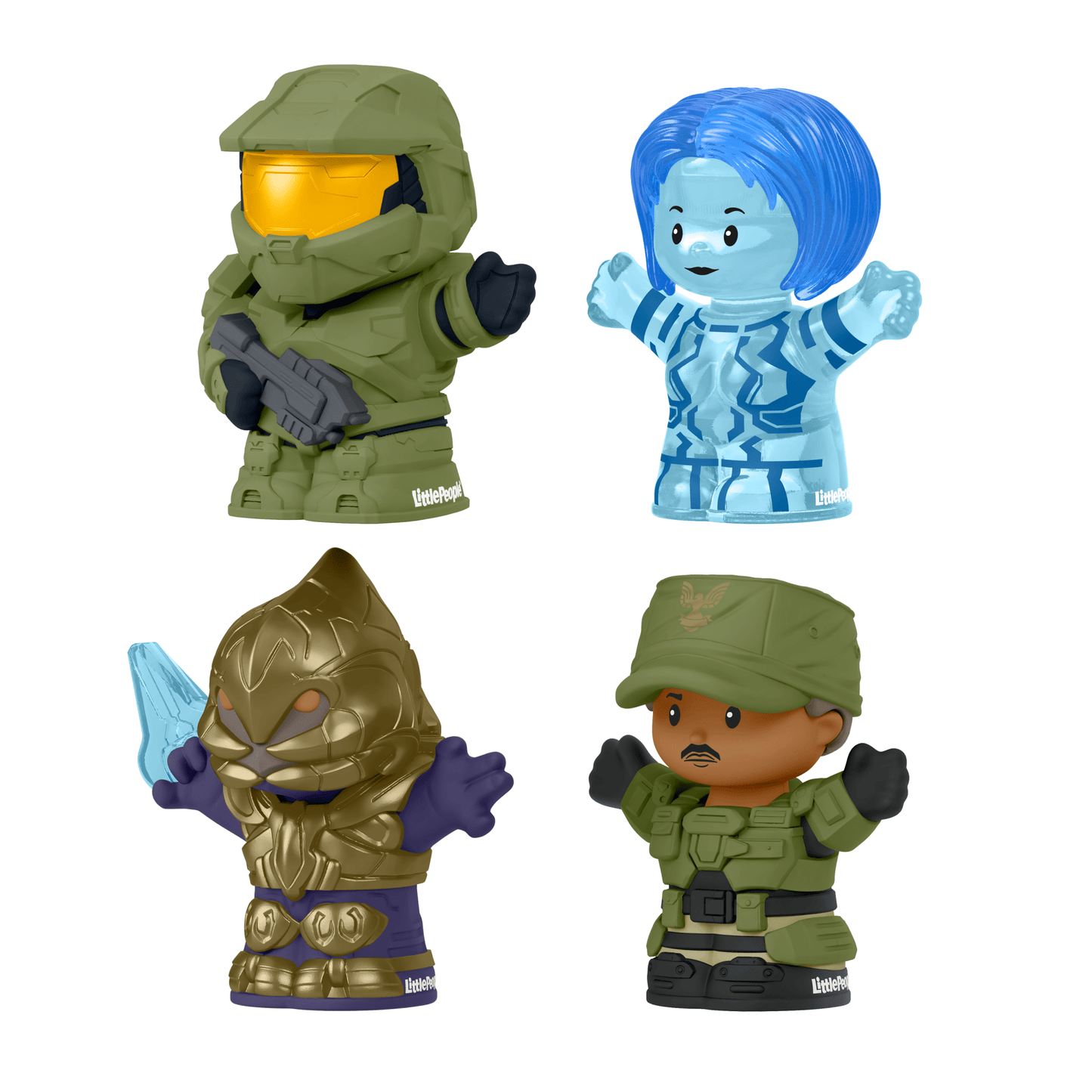 Little People Collector Halo Special Edition Set - Bộ Mô Hình Nhân Vật Halo 3 - Mattel Creations - Hình ảnh bổ sung 4