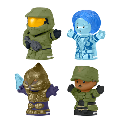 Little People Collector Halo Special Edition Set - Bộ Mô Hình Nhân Vật Halo 3 - Mattel Creations - Hình ảnh bổ sung 4