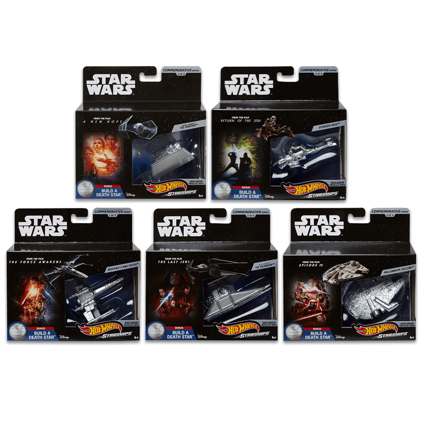 Hot Wheels Star Wars Starships B - Bộ Sưu Tập Mô Hình Phi Thuyền Chiến Tranh Giữa Các Vì Sao - Hình ảnh sản phẩm