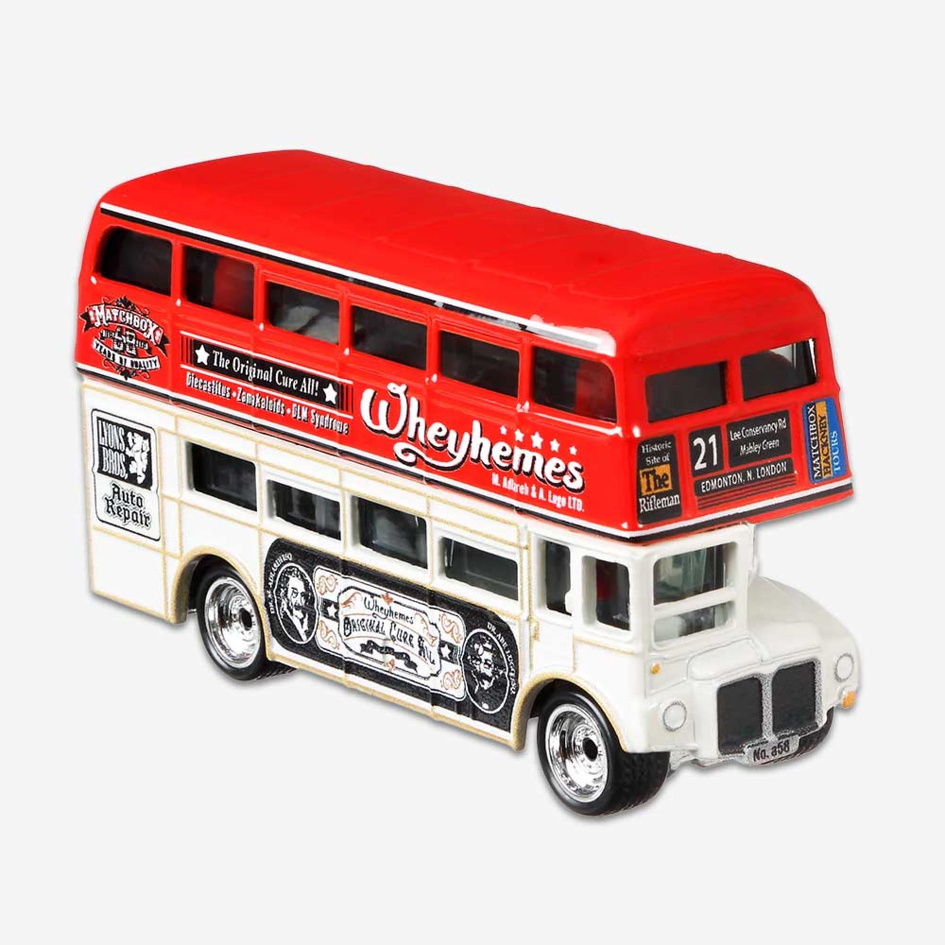 Matchbox Routemaster Bus - Mô Hình Xe Buýt Hai Tầng London 1:64 - Matchbox - Góc nhìn khác 3