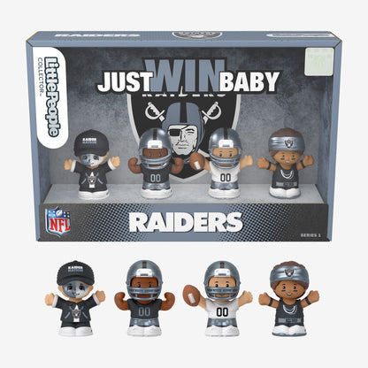 Little People Collector x NFL Las Vegas Raiders Set - Bộ Mô Hình Cầu Thủ & Cổ Động Viên NFL Mattel Fisher-Price - Góc nhìn khác 3
