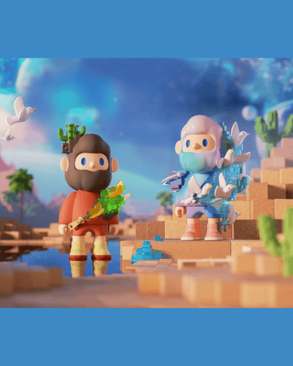 Farmer Bob - Next Generation Pixel Universe Blind Box Series | Mô Hình Art Toy Finding Unicorn Finding Unicorn - ảnh 5 - Blin