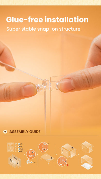 Rolife Creation Set Display Box TGF01 - Hộp trưng bày chống bụi - Rolife