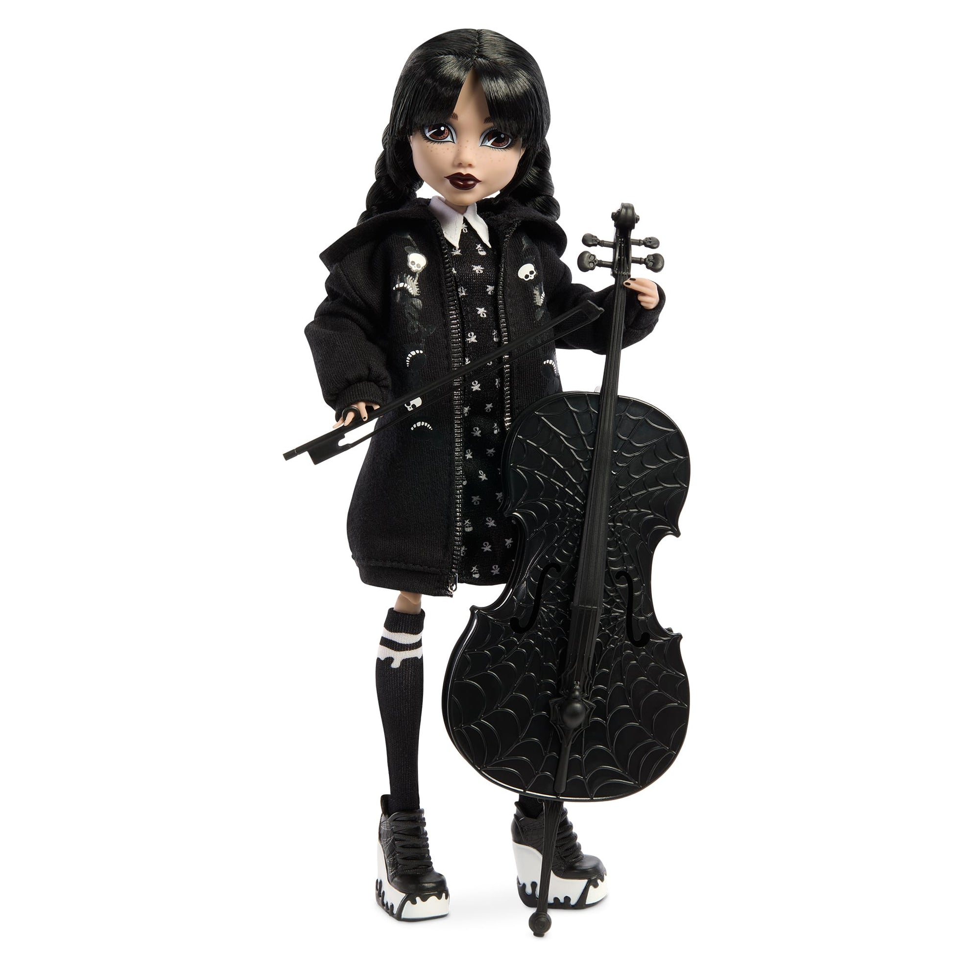 Mattel Creations Exclusive Paint It Black Fashion Pack - Bộ Phụ Kiện Thời Trang Búp Bê Monster High x Wednesday - Hình ảnh sản phẩm