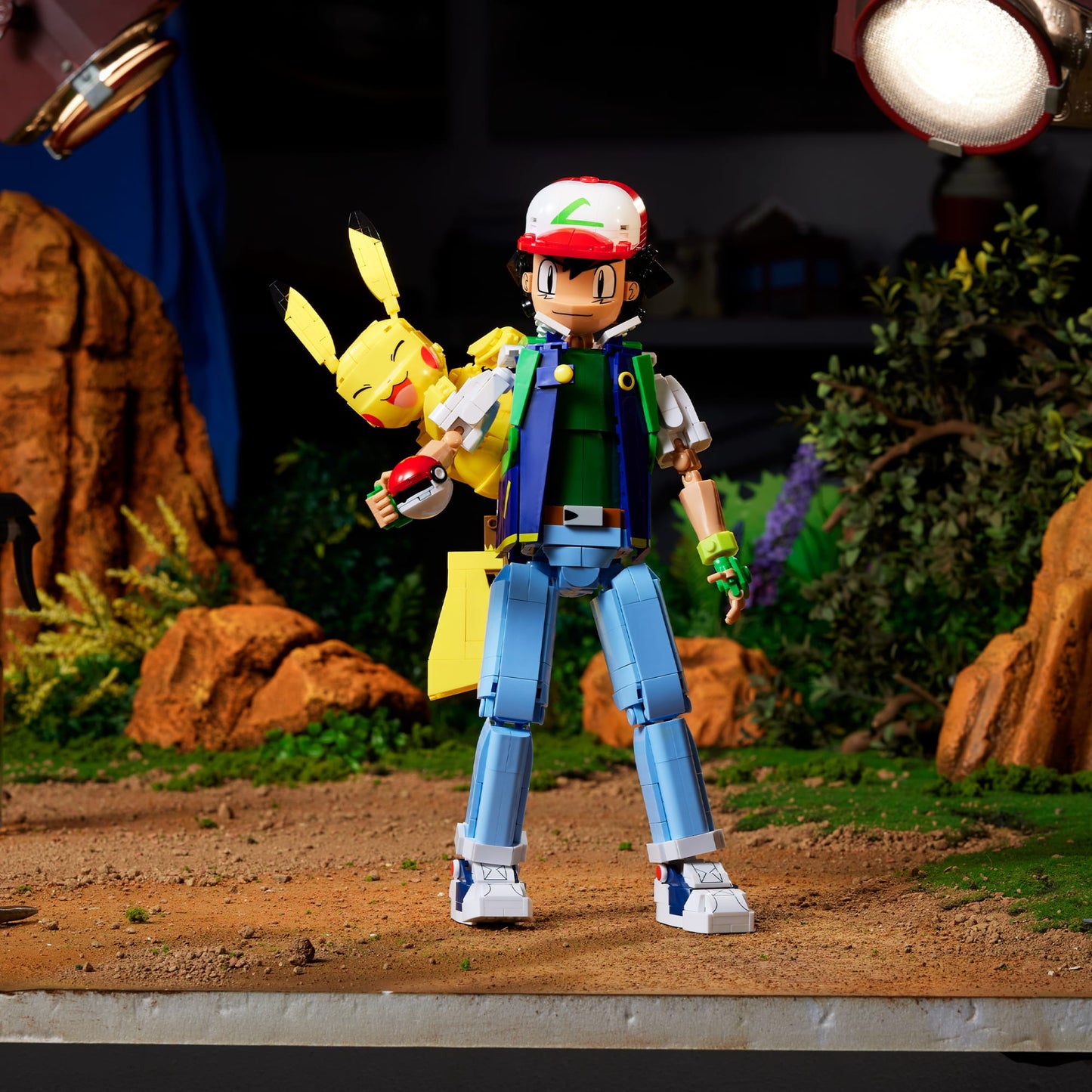 Ash & Pikachu: Path to Victory - Bộ Lắp Ráp Mô Hình Pokémon MEGA Showcase HTJ05