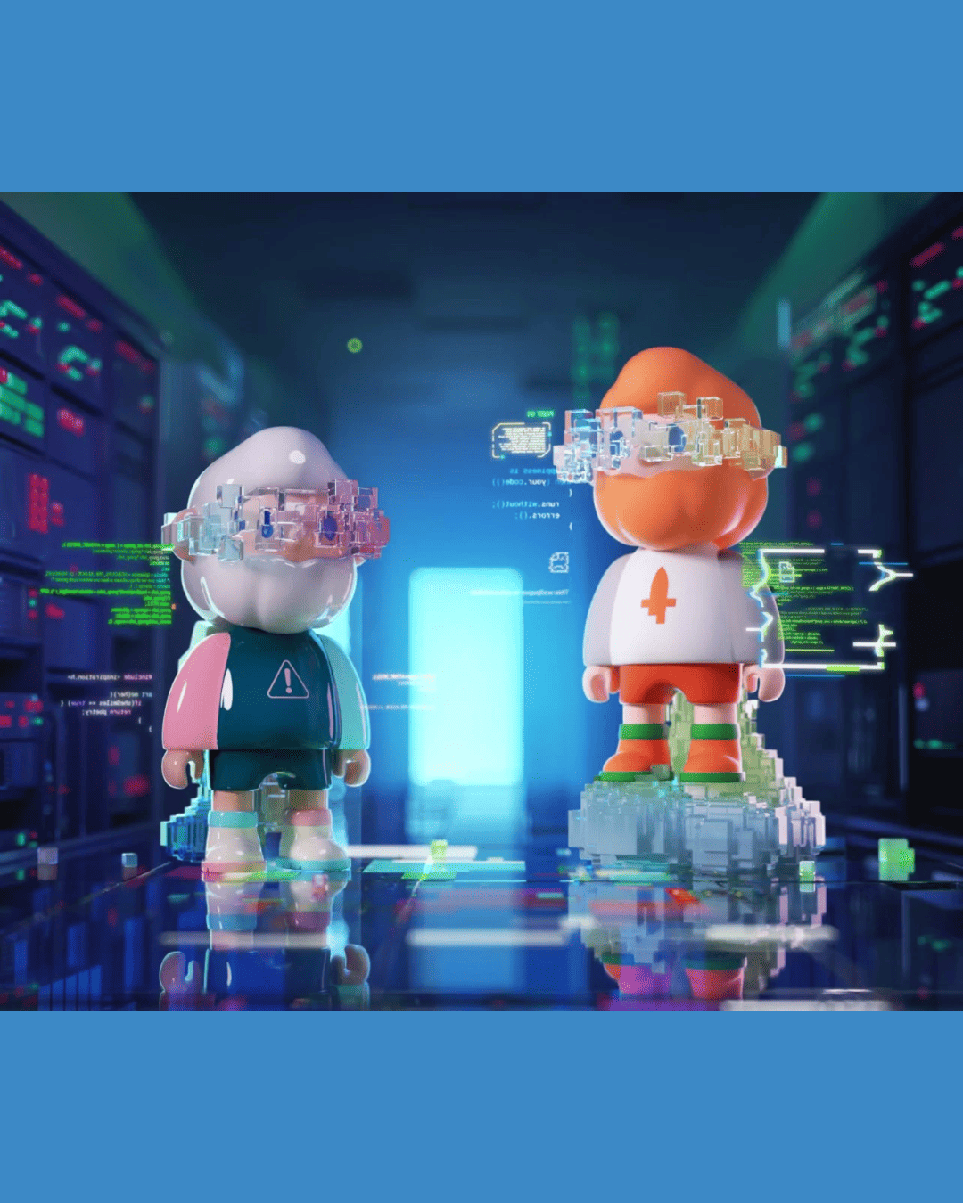 Farmer Bob - Next Generation Pixel Universe Blind Box Series | Mô Hình Art Toy Finding Unicorn