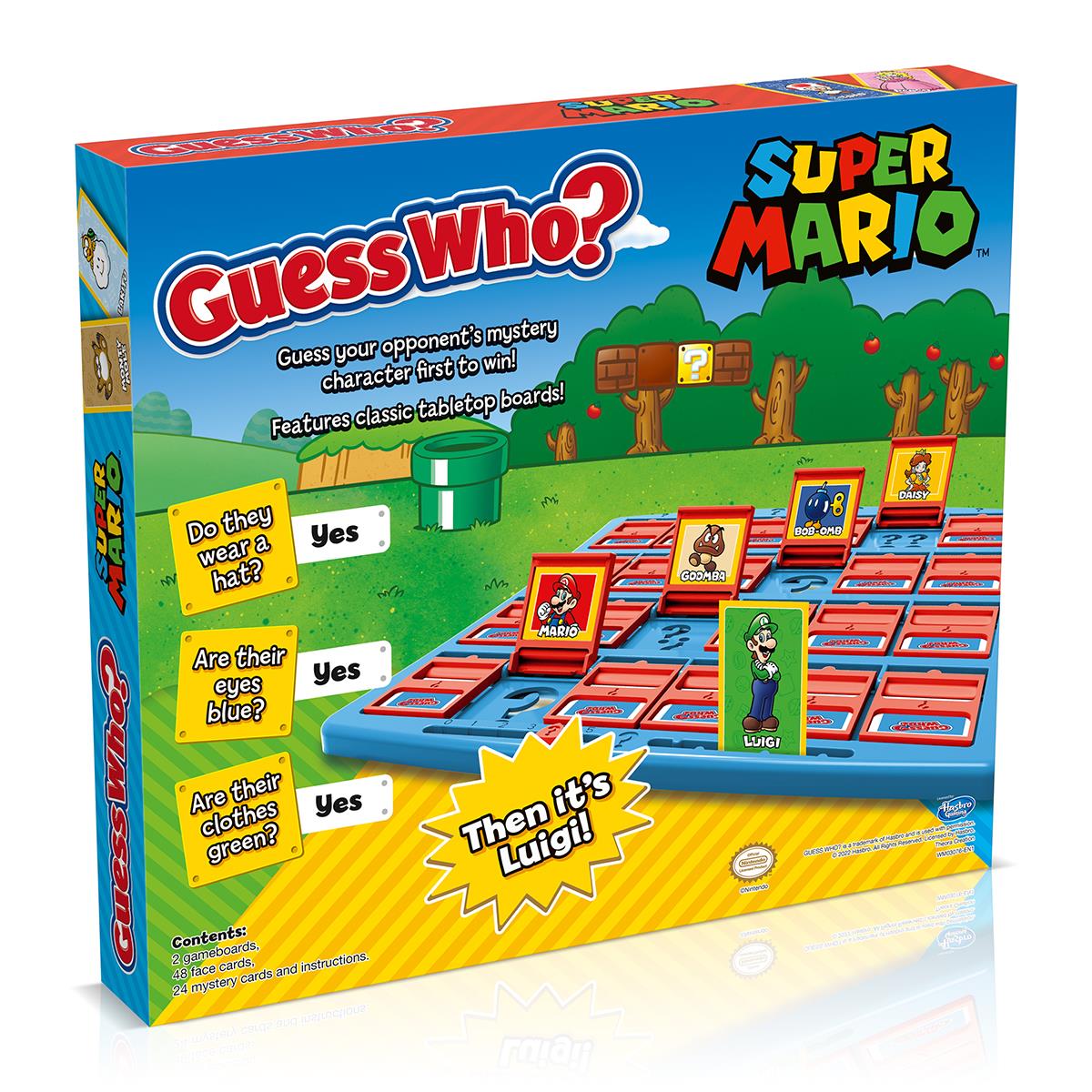 Super Mario Guess Who - Trò Chơi Đoán Mặt Board Game Kinh Điển - Winning Moves