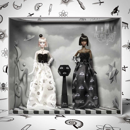 Black and White Surrealist Ball Mark Ryden x Barbie Doll - Bộ 2 Búp Bê Sưu Tầm Cao Cấp - Barbie Signature Barbie Signature - 