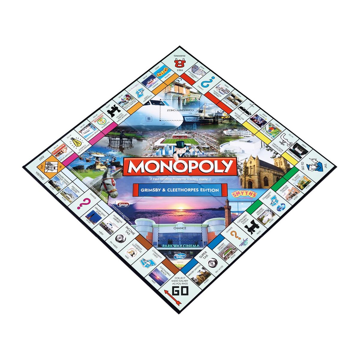 Grimsby Monopoly Board Game - Cờ Tỷ Phú Phiên Bản Grimsby - Winning Moves - Góc nhìn khác 3