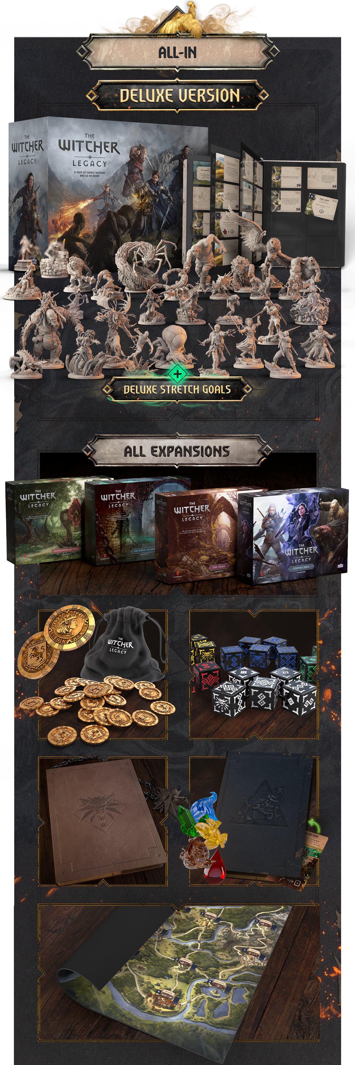 The Witcher: Legacy Shaded All-In Pledge (Kickstarter Pre-Order Special)