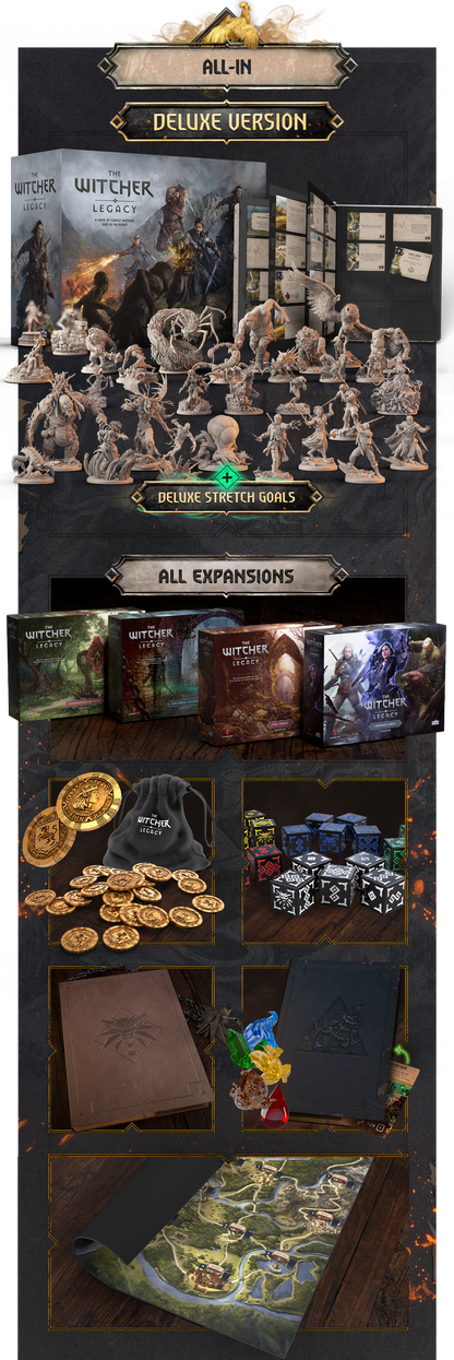 The Witcher: Legacy Shaded All-In Pledge (Kickstarter Pre-Order Special)