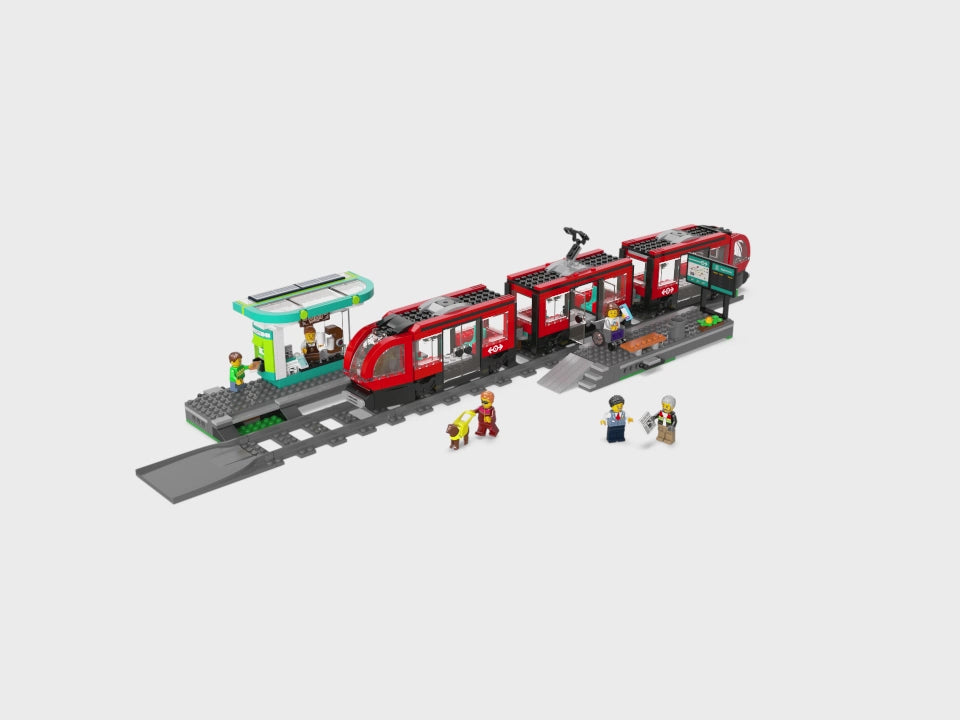 LEGO® City Downtown Tram and Station - Xe Điện Và Nhà Ga Trung Tâm - LEGO 60423 LEGO - ảnh 2 - Building Sets