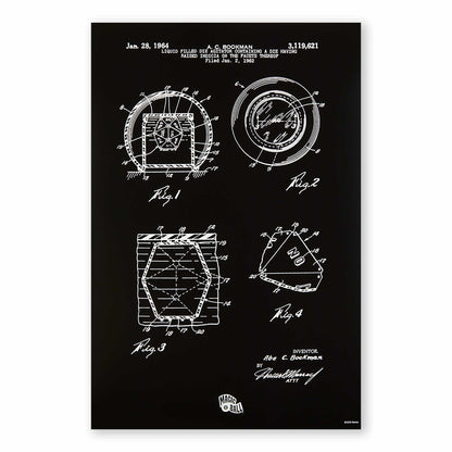 Art of Engineering Magic 8 Ball Print - Tranh In Sơ Đồ Kỹ Thuật - Mattel Creations - Hình ảnh chi tiết 2