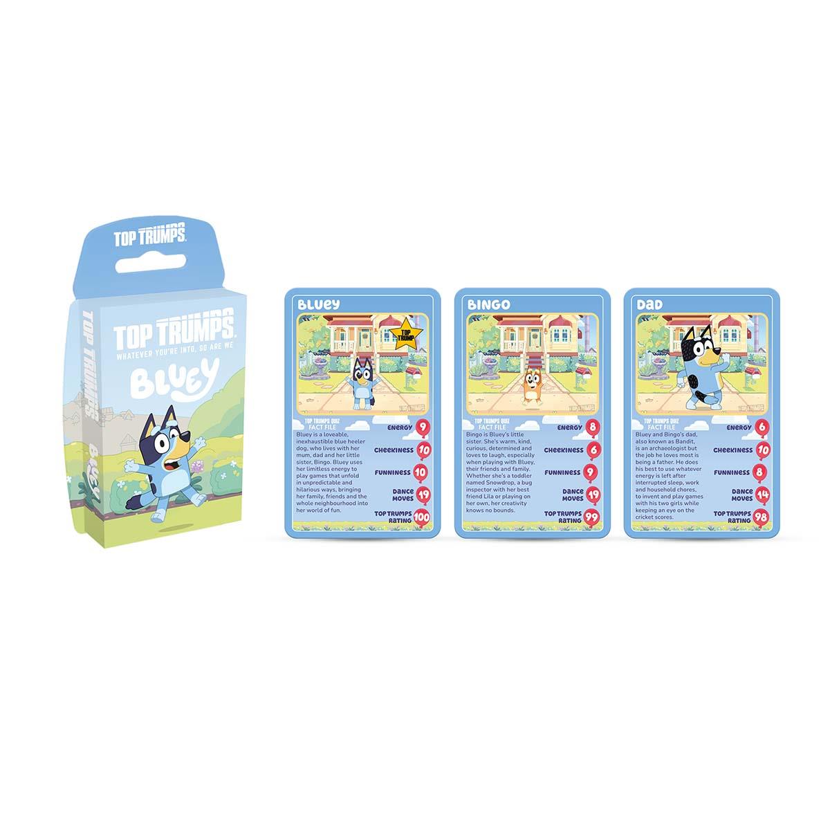 Bluey Top Trumps Card Game - Trò Chơi Thẻ Bài Trẻ Em - Winning Moves - Hình ảnh bổ sung 5